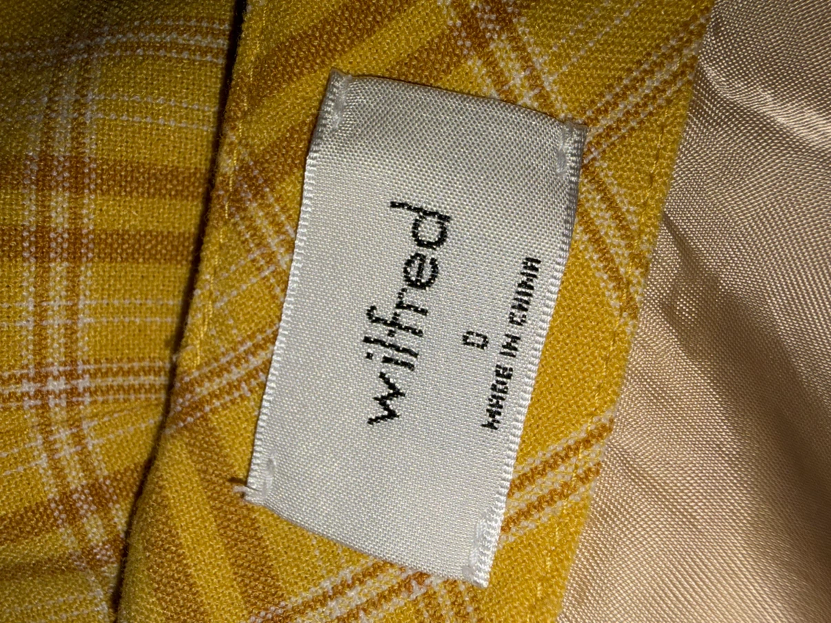 Wilfred Plaid Mini Skirt - photo 3