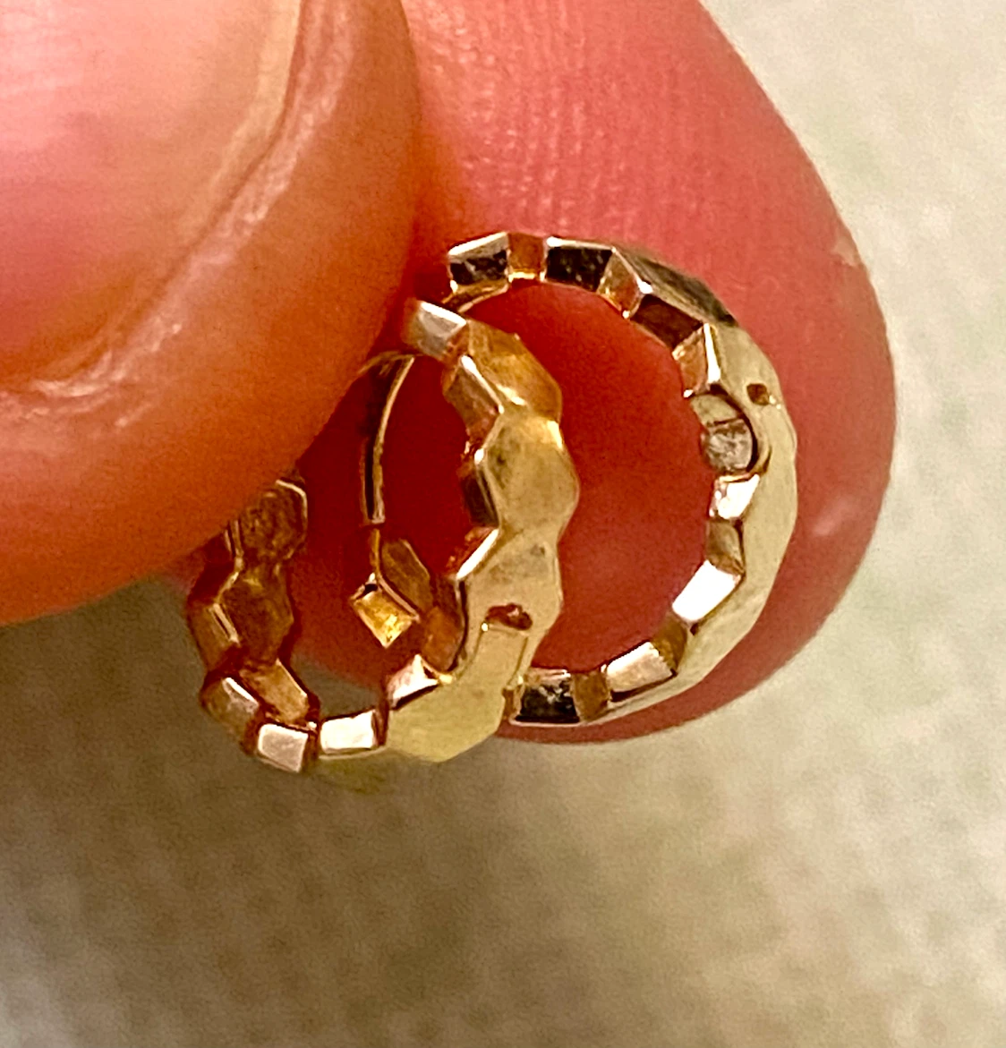 10K Gold Huggie Hoop Earrings - photo 2