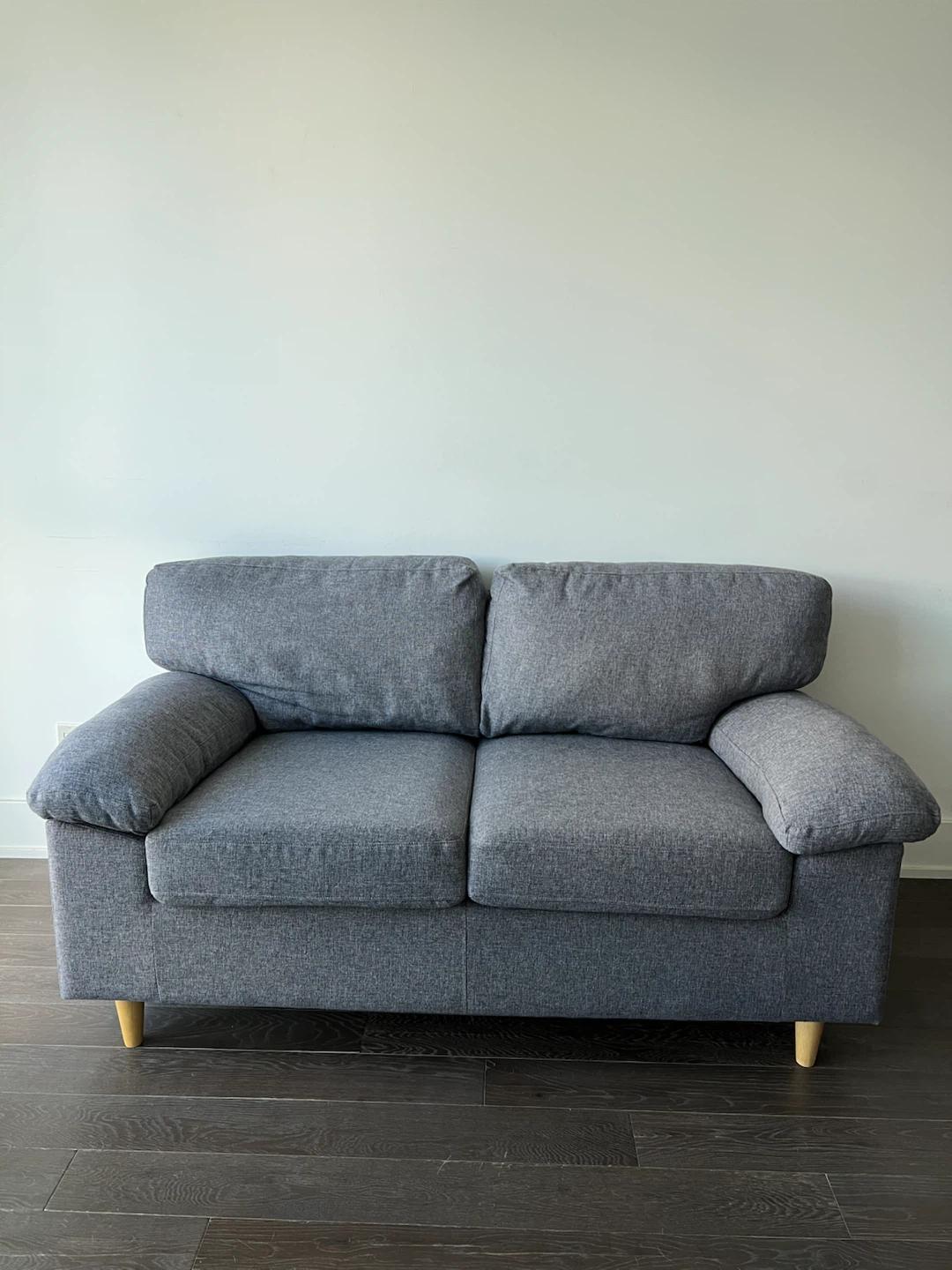 JYSK GEDVED 2-Seater Loveseat – Dark Grey