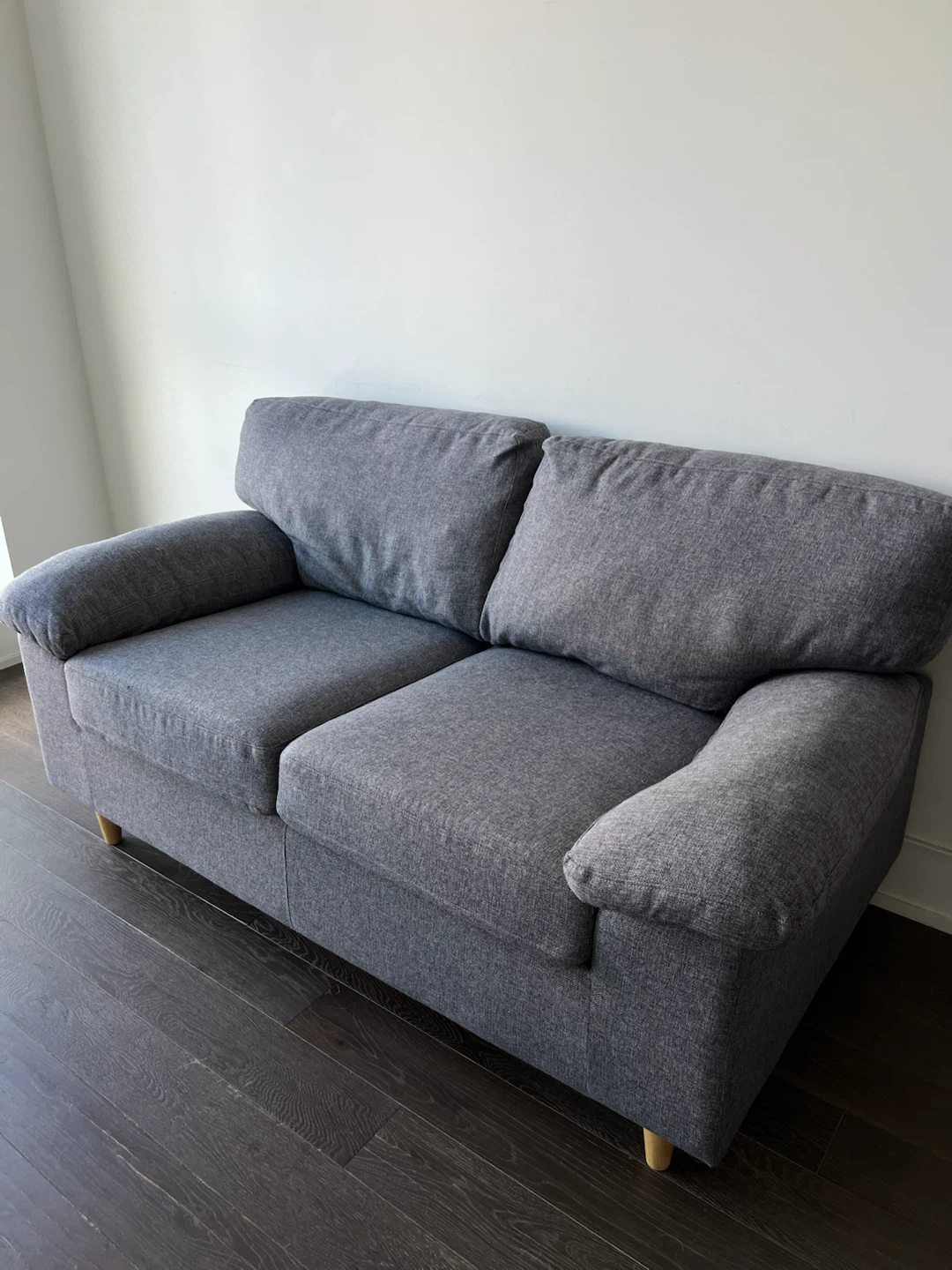 JYSK GEDVED 2-Seater Loveseat – Dark Grey - photo 3
