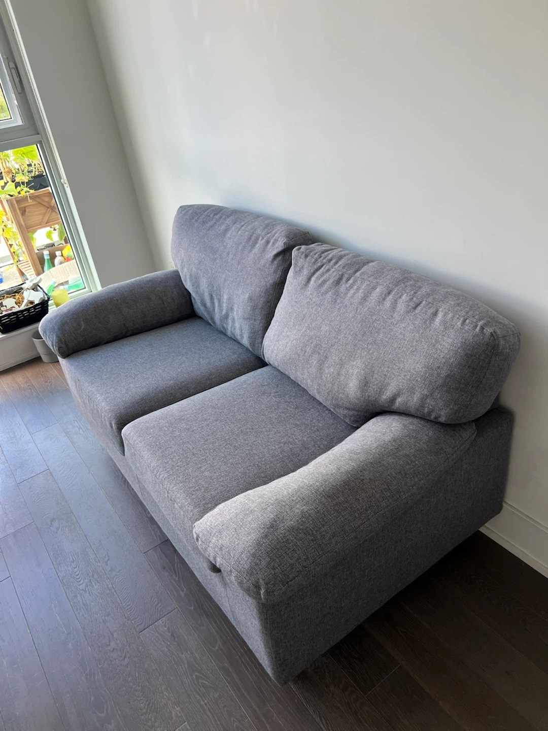 JYSK GEDVED 2-Seater Loveseat – Dark Grey - photo 4