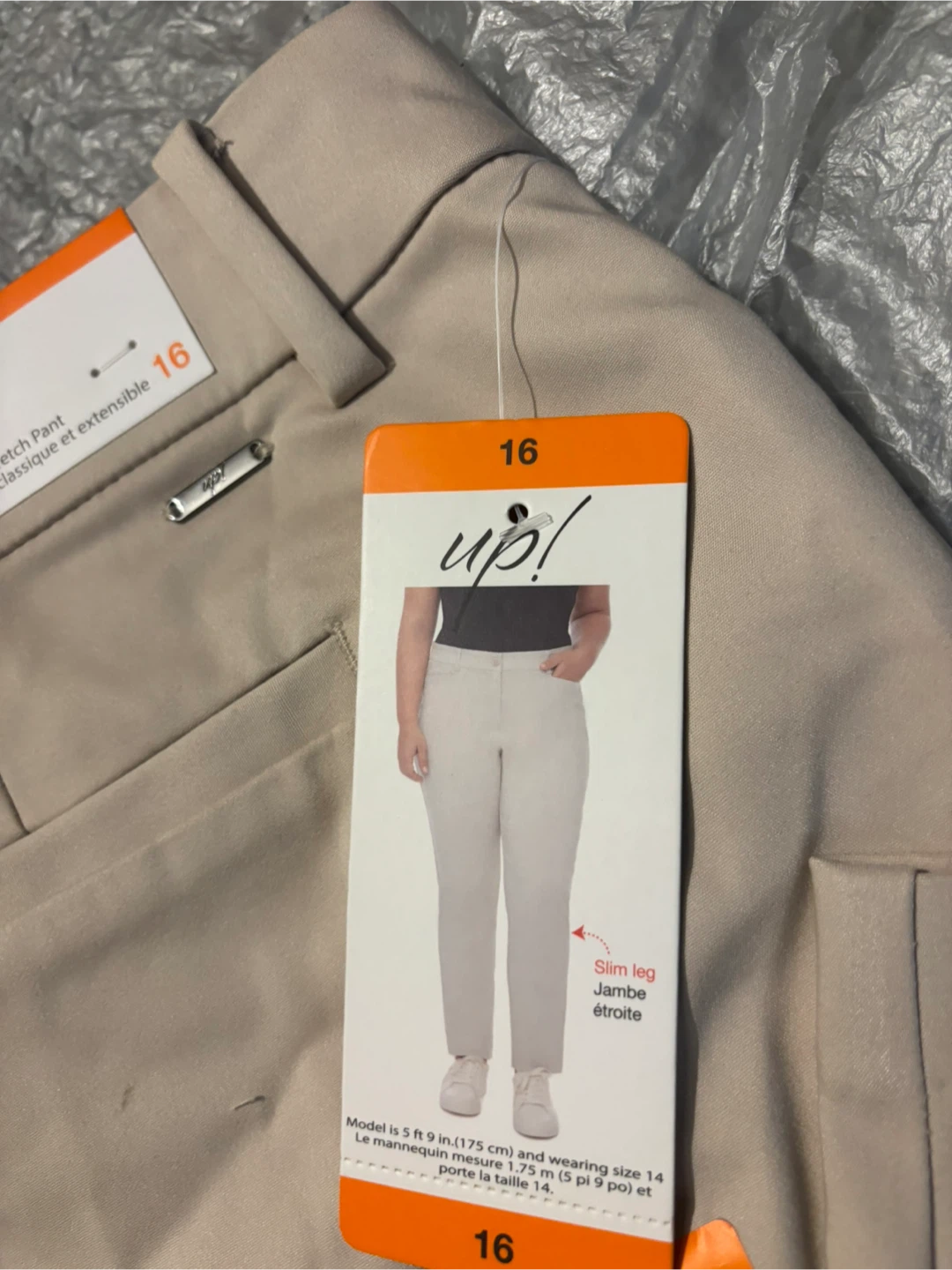 Up! Stretch Slim Leg Pants Size 16 - photo 2