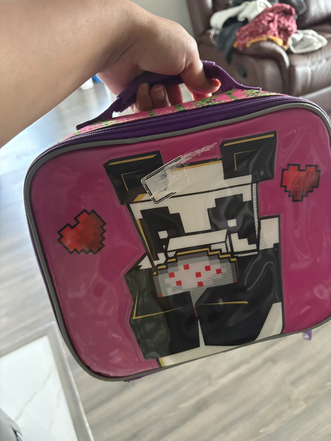 Minecraft Themed Lunch Box and laundry basket - photo 4