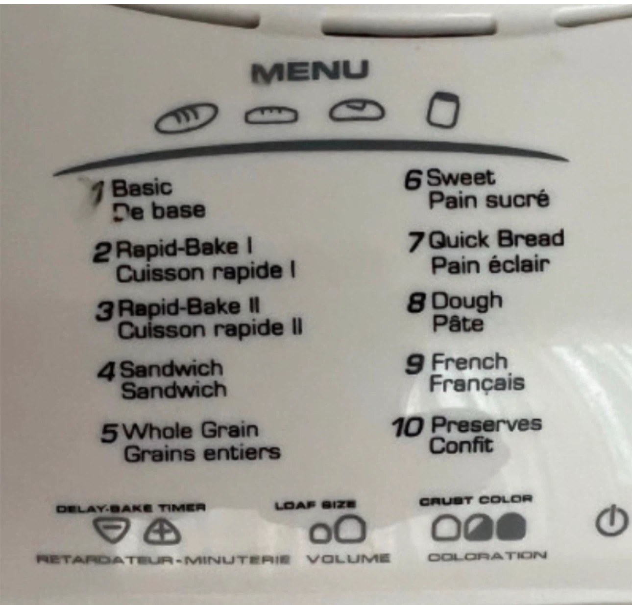 Black and decker bread maker - photo 3