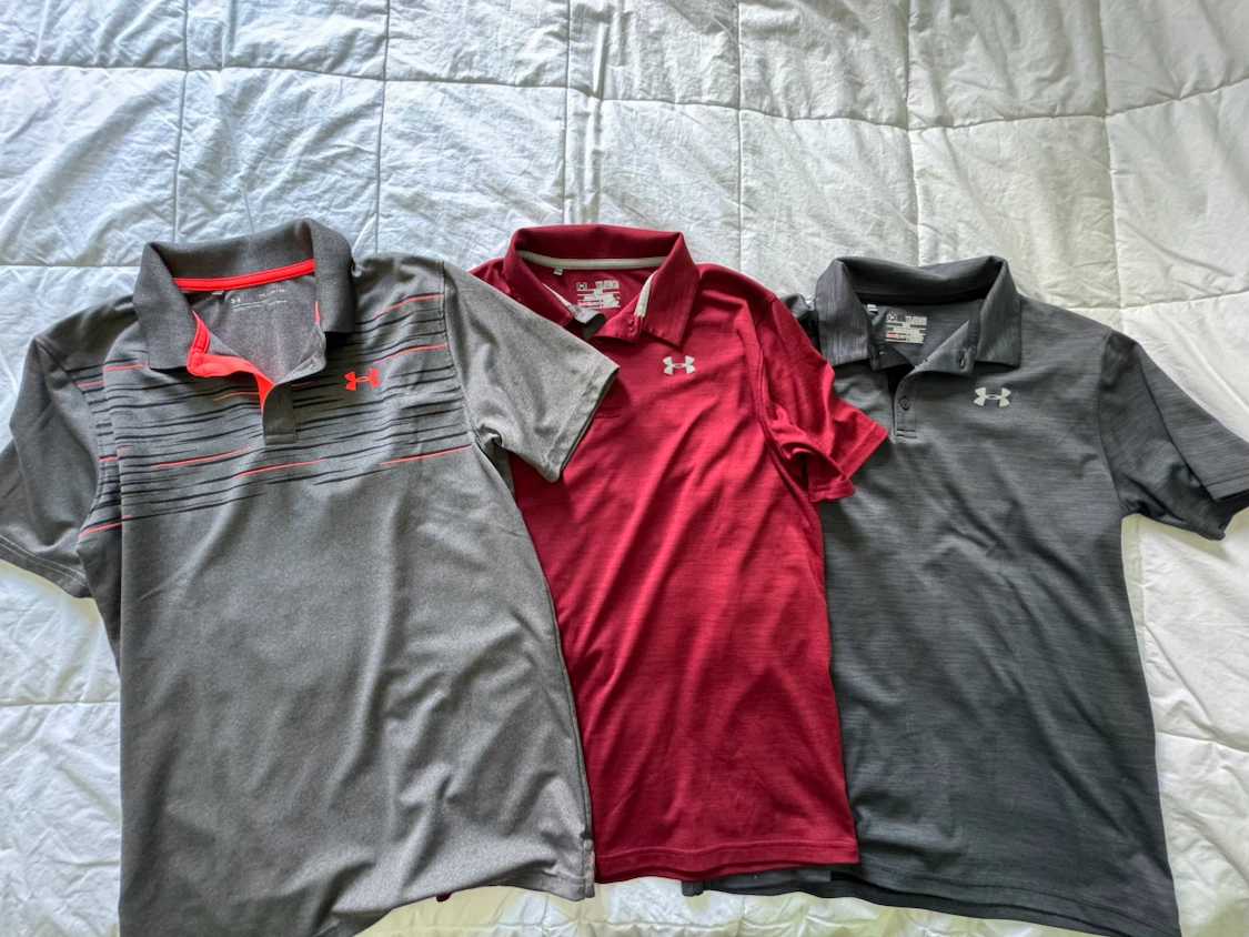 3 Youth XL Under Armour Polo shirts - photo 2