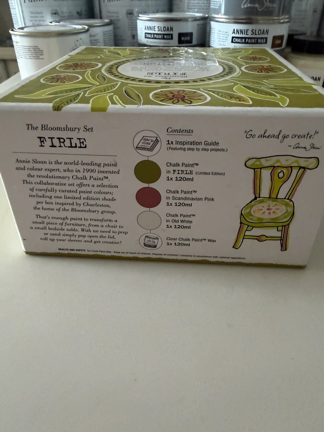 Brand New Annie Sloan Chalk Paint Project Kit - Firle Green Set - photo 2