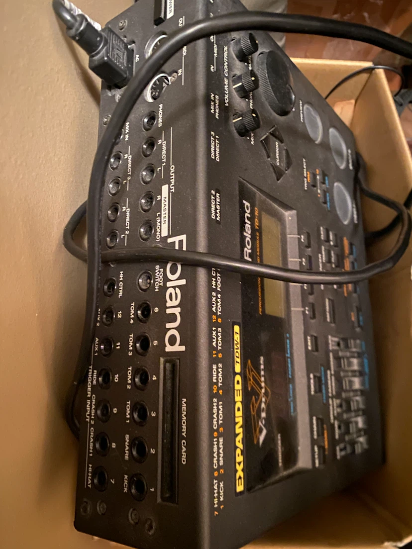 Roland V-Drums TD-10 Percussion Sound Module EXPANDED TDW-1 - photo 3