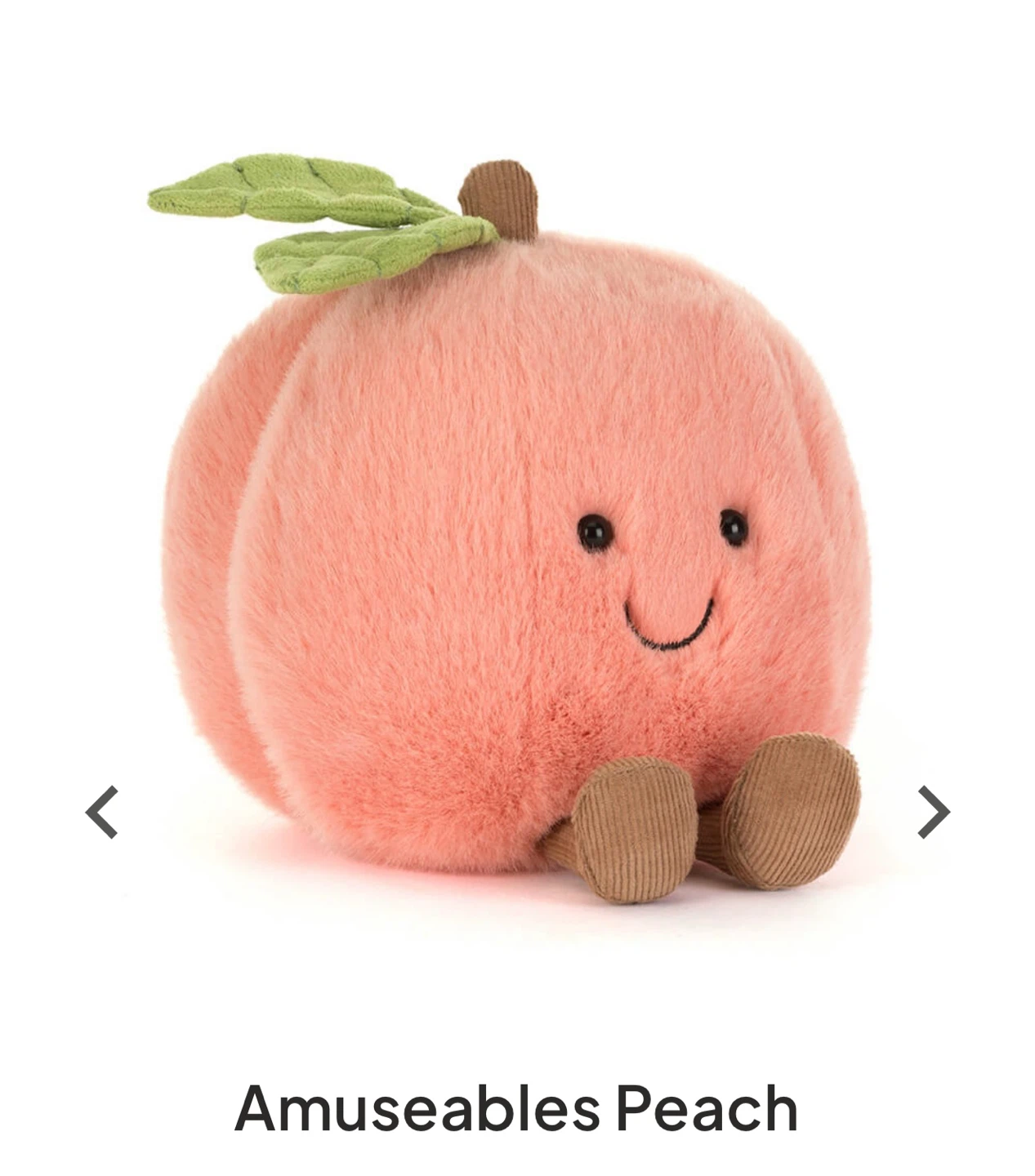 Jellycat Amuseables Peach Plush Toy - photo 2