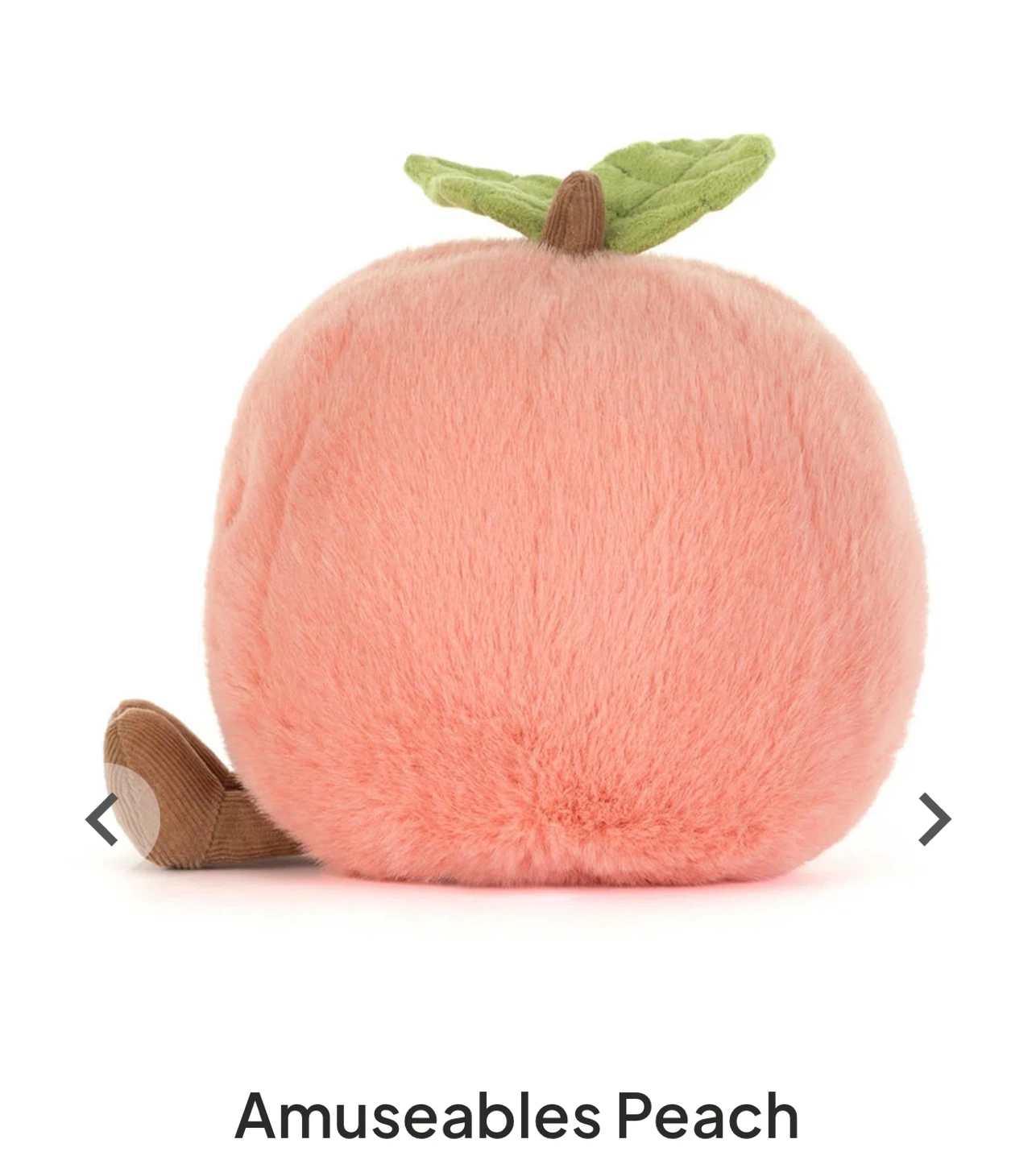 Jellycat Amuseables Peach Plush Toy - photo 3