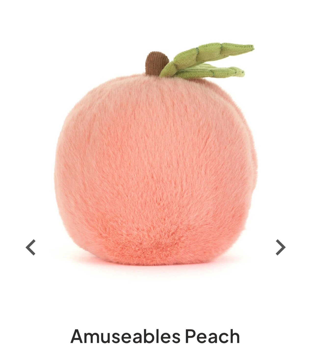 Jellycat Amuseables Peach Plush Toy - photo 4