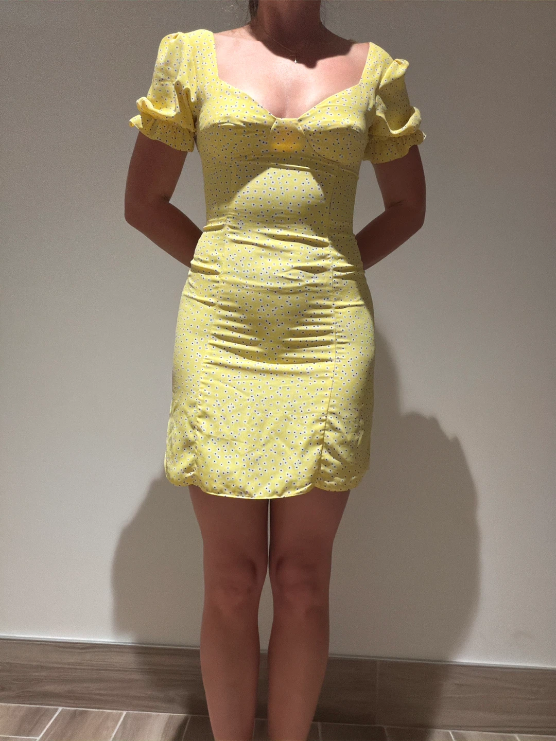 Topshop yellow polka dot dress - photo 4
