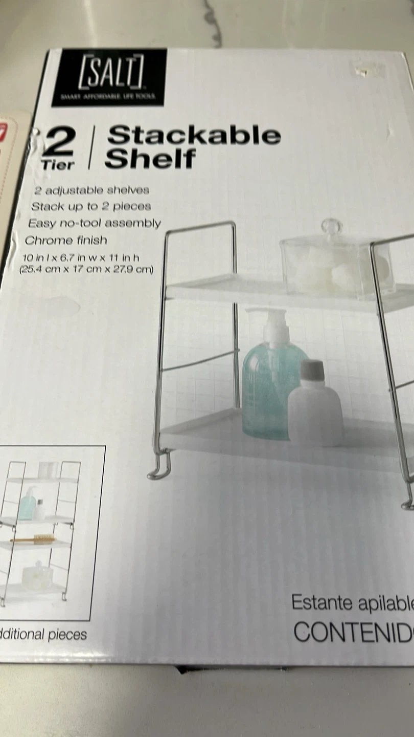 [SALT] 2 Tier Stackable Shelf