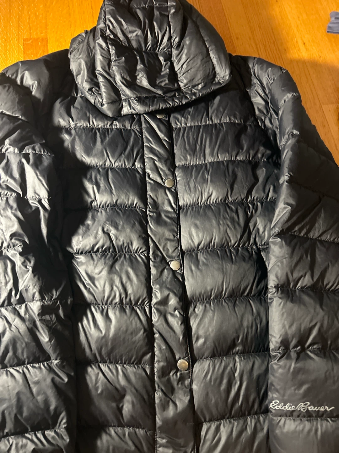 Eddie Bauer Women's Black Puffer Jacket Size L - photo 3