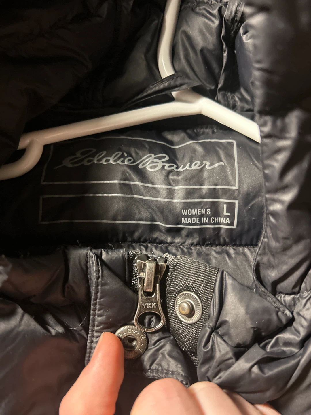 Eddie Bauer Women's Black Puffer Jacket Size L - photo 5