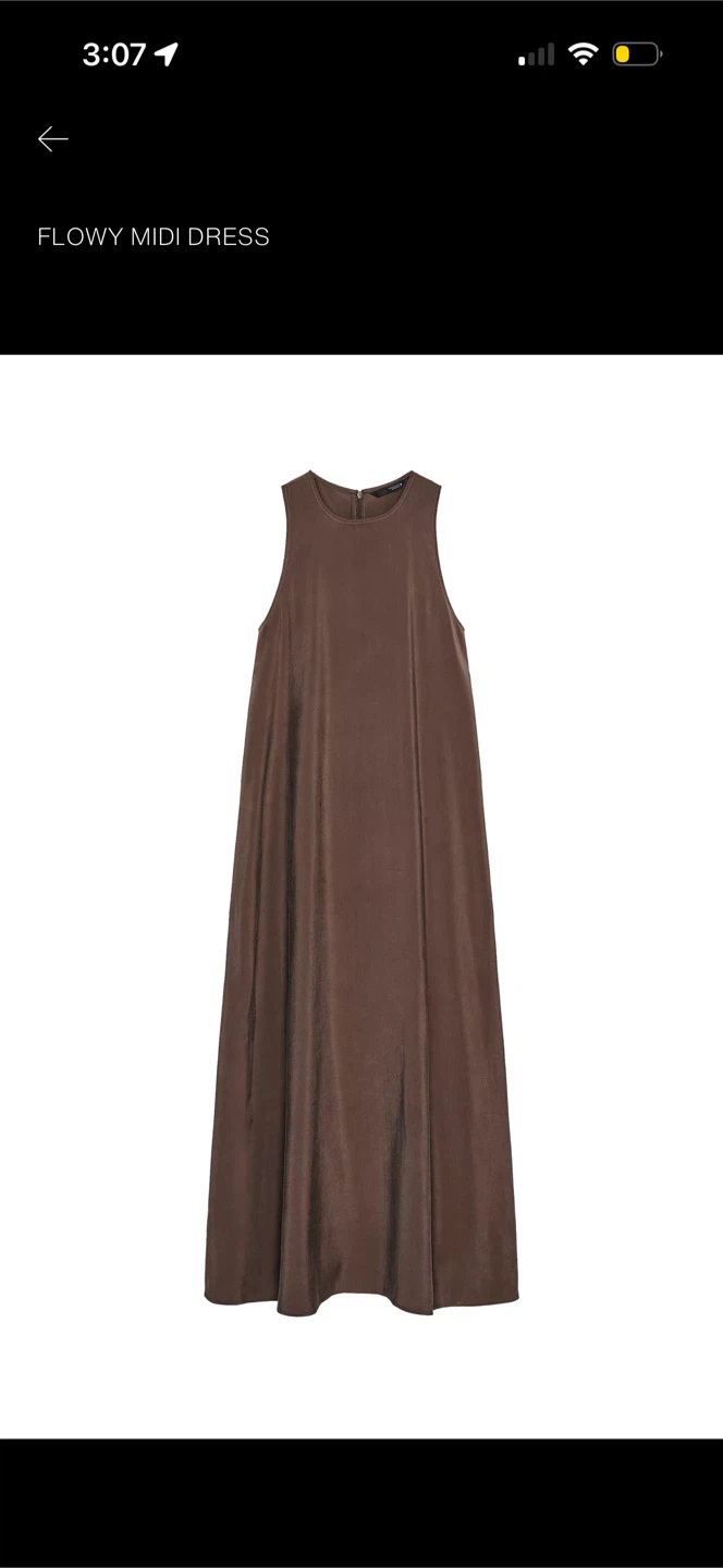 Zara Flowy Midi Dress