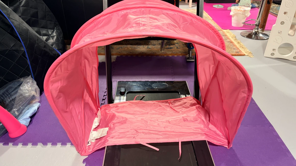 Ikea play set and pink twin size bed tent - photo 3