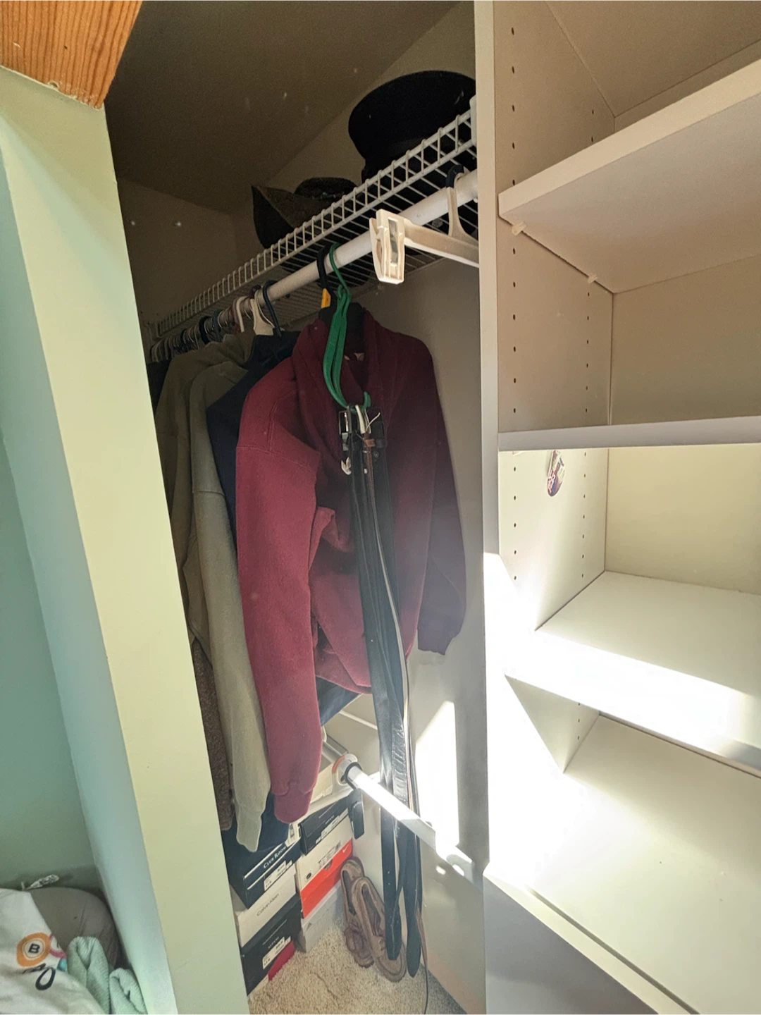 White Closet Organizer with Drawers and Shelves - photo 4