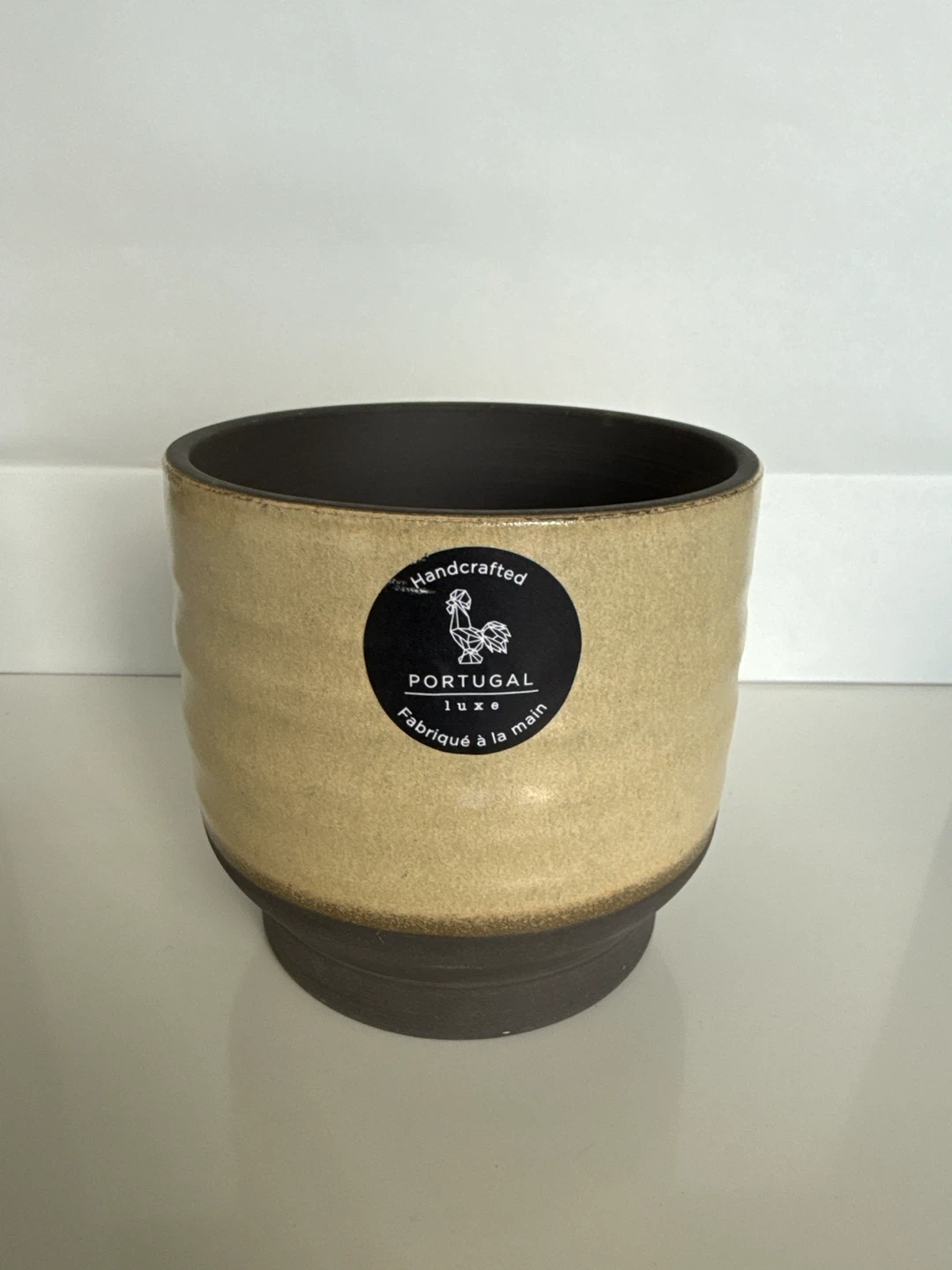 Handcrafted Portugal Luxe Ceramic Planter Pot