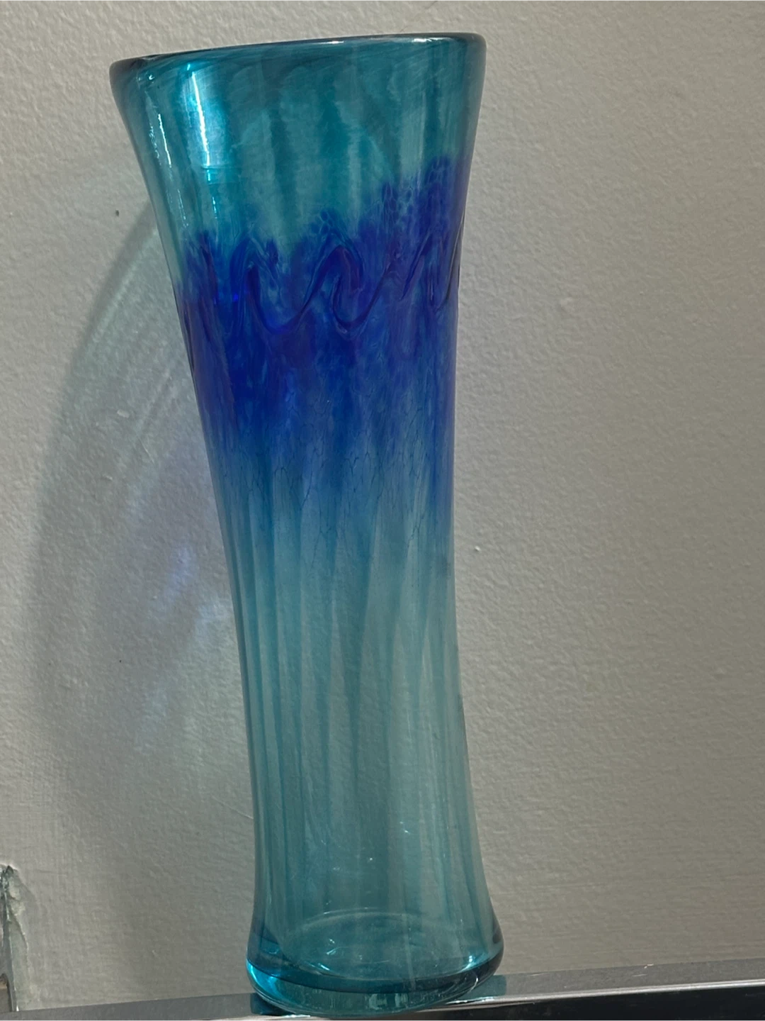 Tall 10.25” Robert Held  Art Glass Vase
