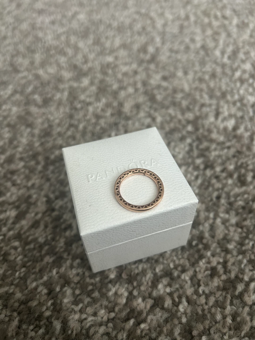 PANDORA Rose Classic Hearts Ring Size 5