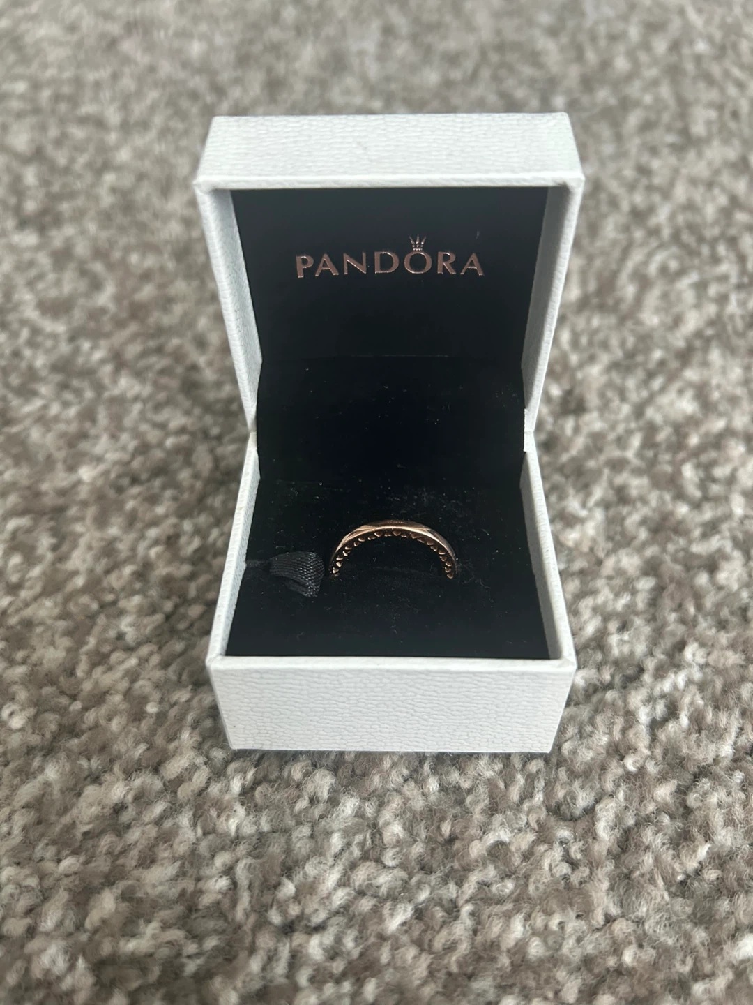 PANDORA Rose Classic Hearts Ring Size 5 - photo 2