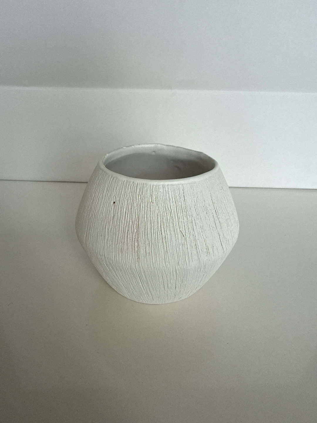 White Ceramic Pot Planter