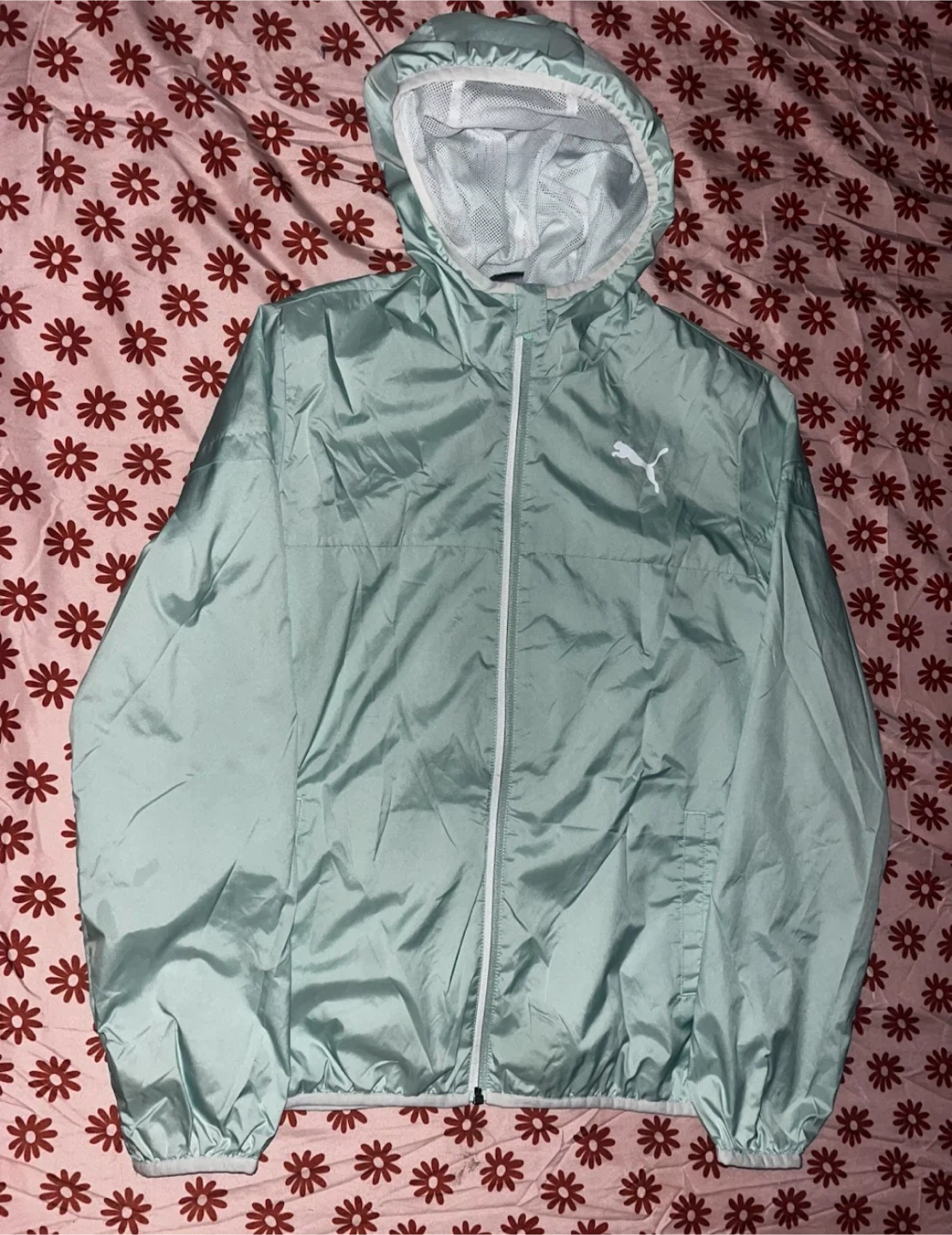 Puma Hooded Windbreaker Jacket - Size M