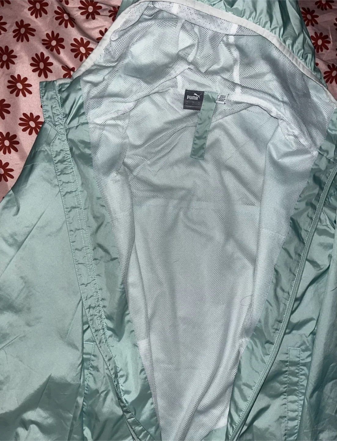 Puma Hooded Windbreaker Jacket - Size M - photo 2