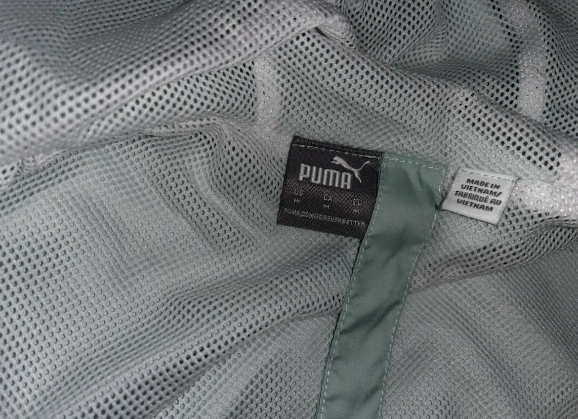 Puma Hooded Windbreaker Jacket - Size M - photo 3