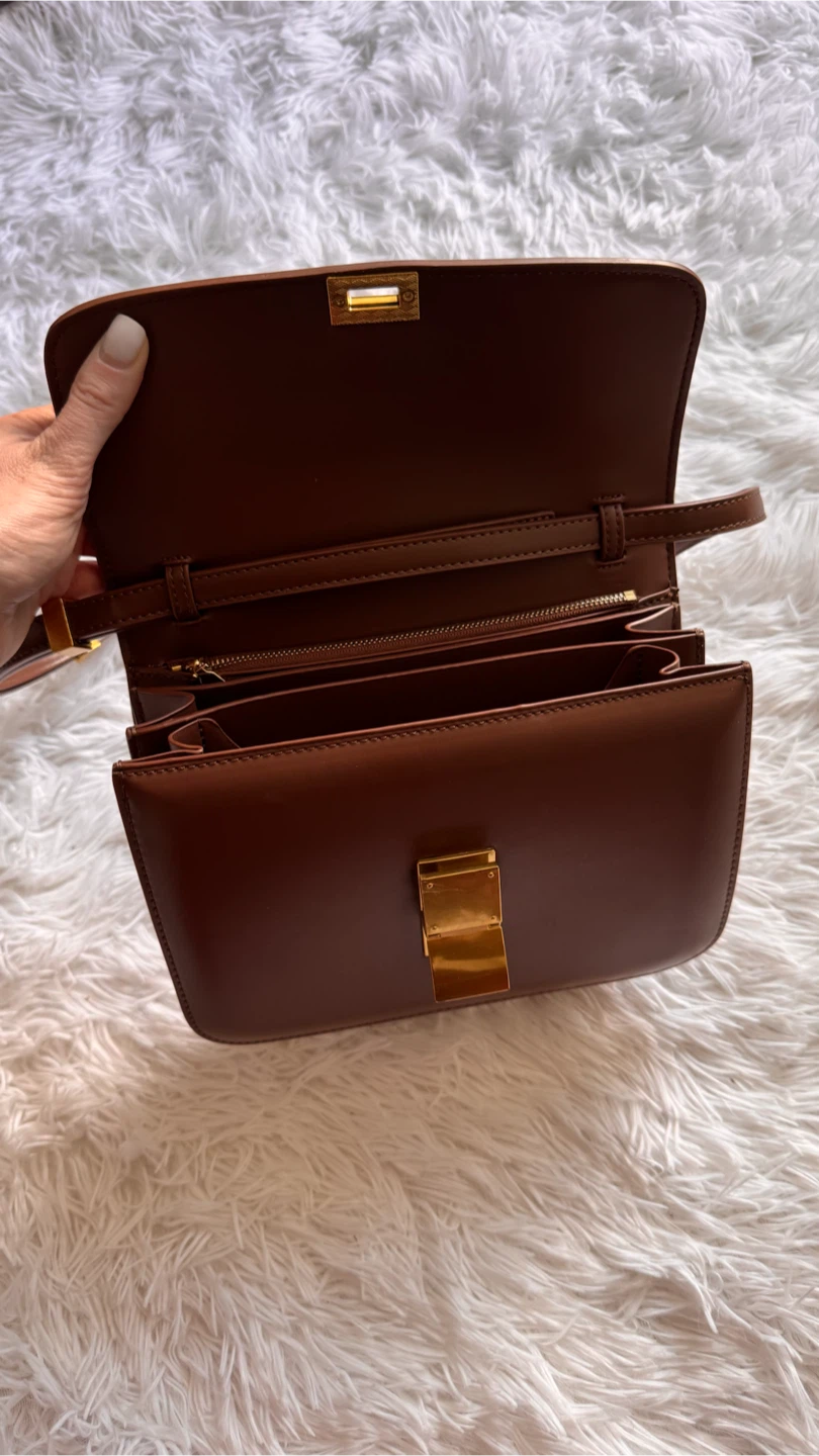 Brown Leather Shoulder Bag - photo 5