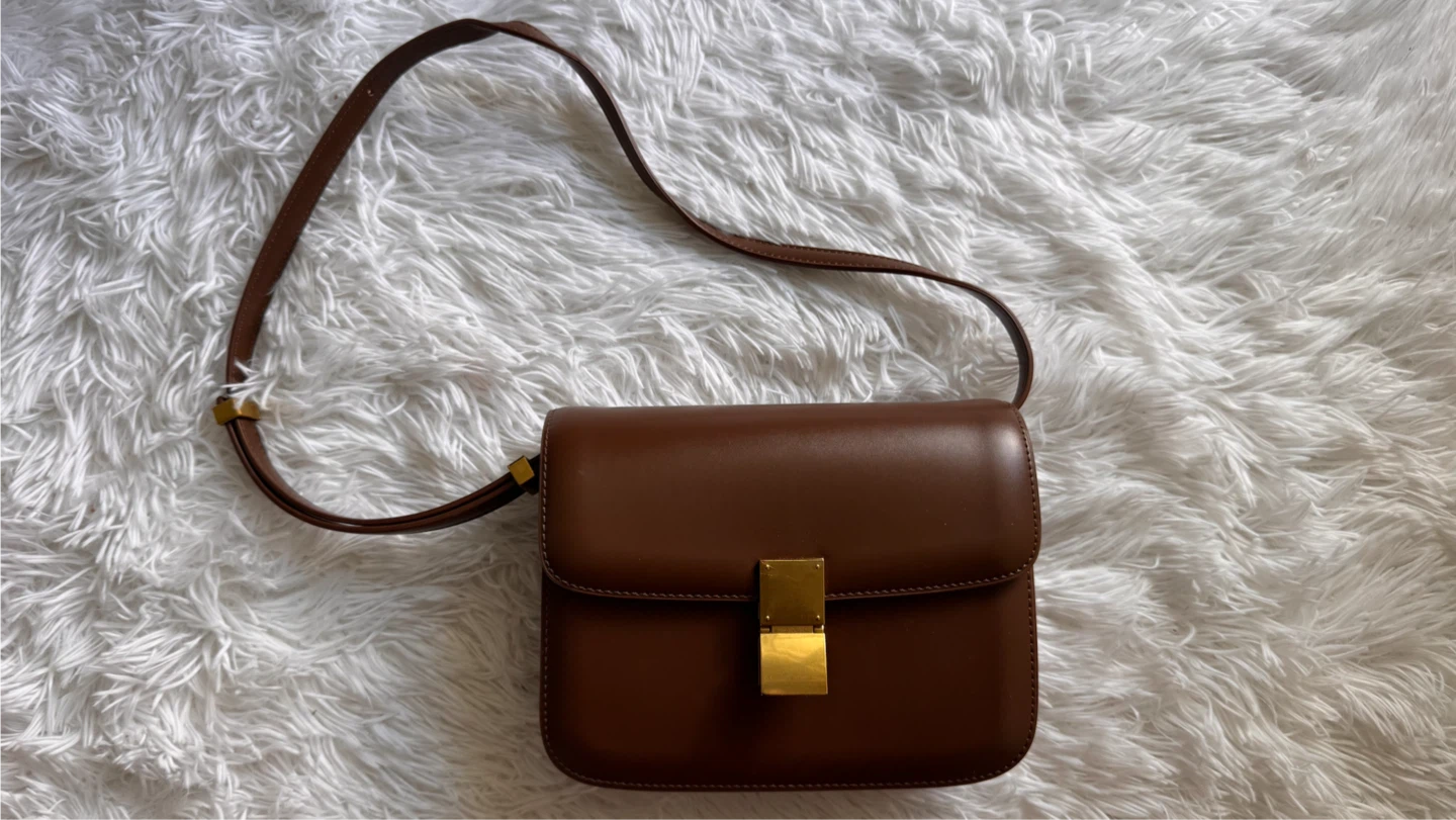 Brown Leather Shoulder Bag