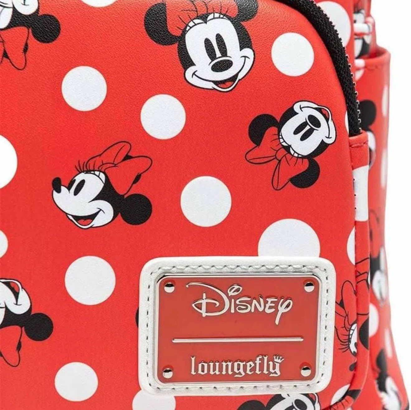 Disney Loungefly Minnie Mouse Polka Dot Mini Backpack - photo 2