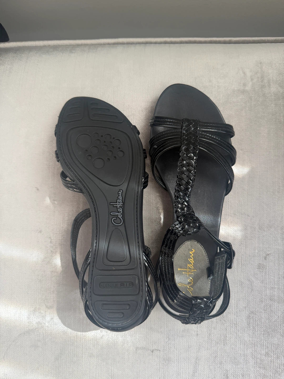 Cole Haan Air Danni Sandals - Black Patent - photo 3