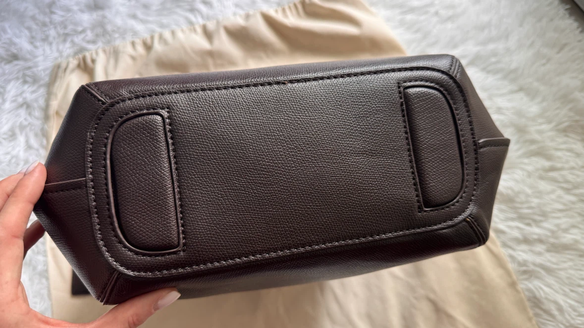 Zara Brown Faux Leather Hobo Bag - photo 3