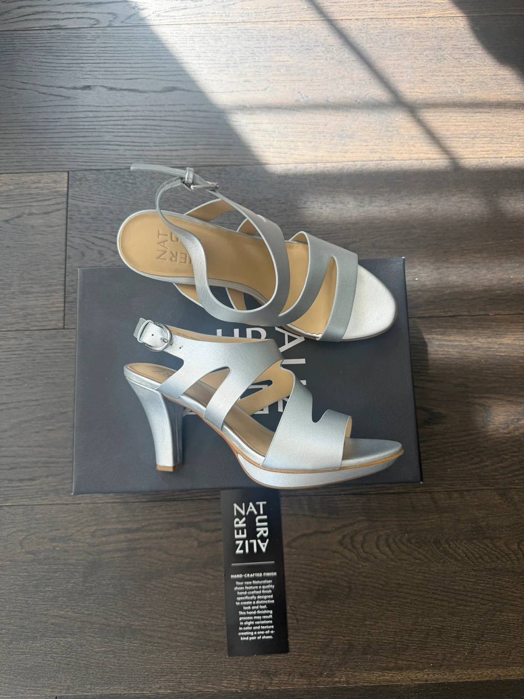 Naturalizer Silver Heeled Sandals - photo 2