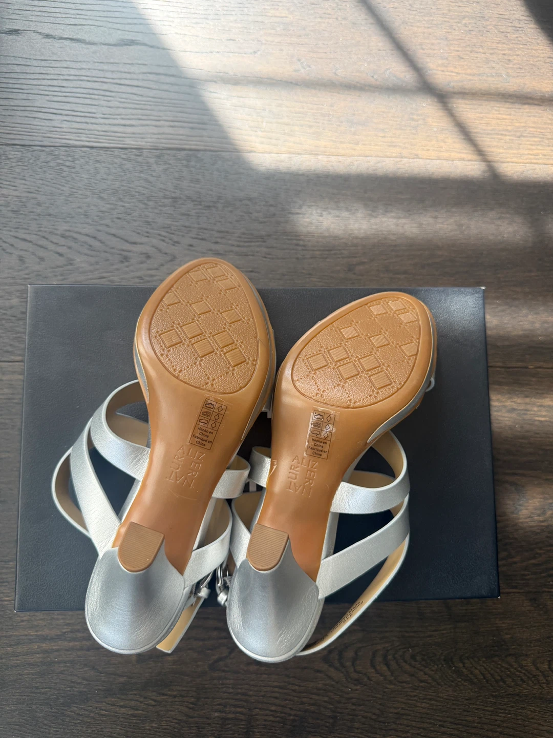 Naturalizer Silver Heeled Sandals - photo 3