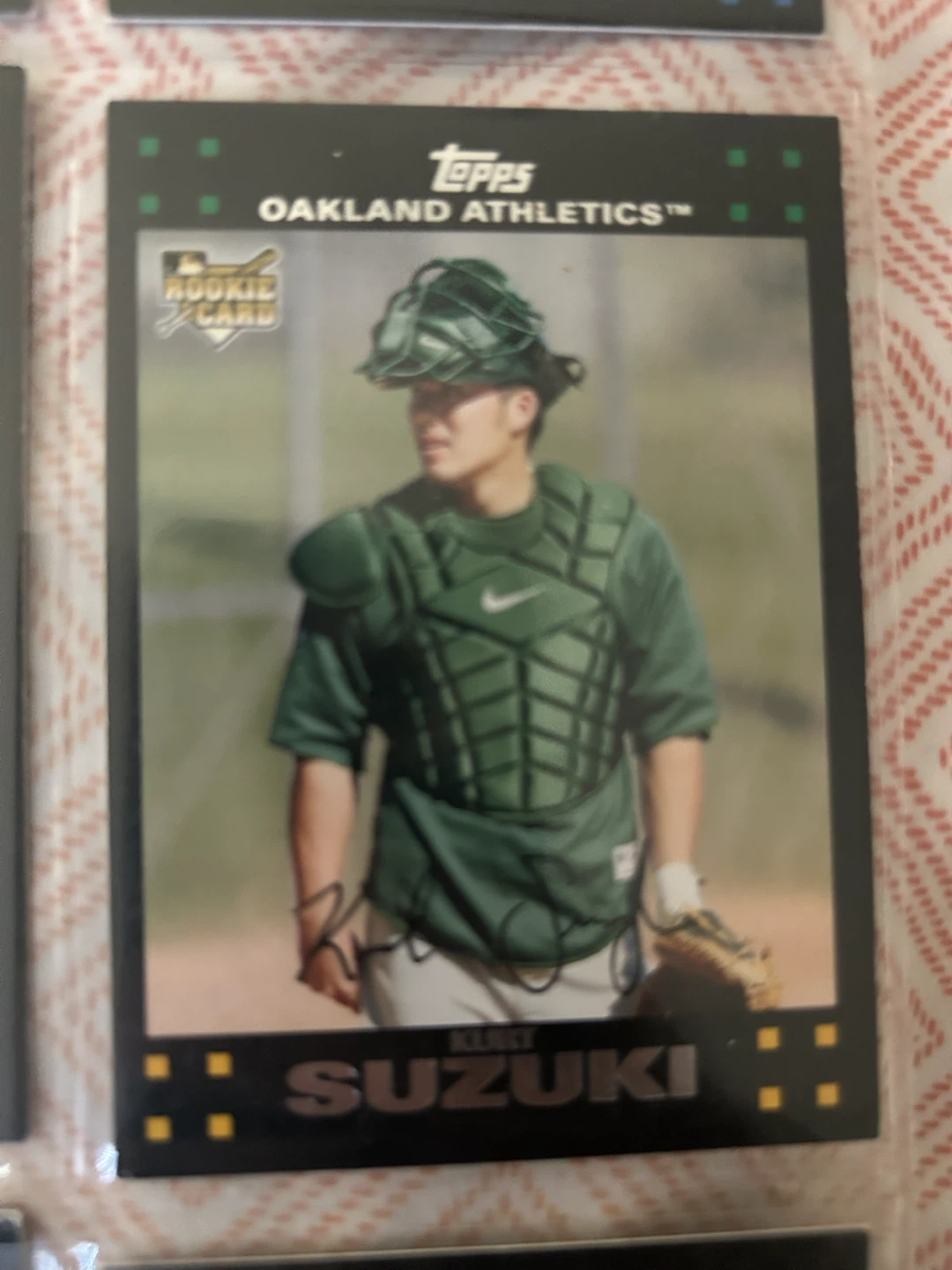 Topps Oakland Athletics Rookie Card - Suzuki
