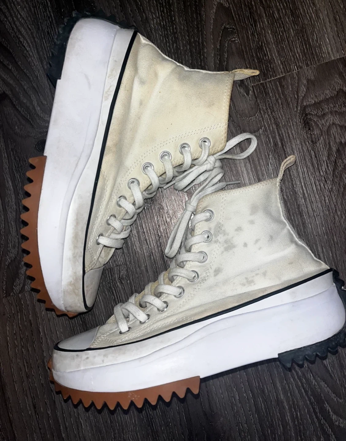 Converse Run Star Hike High Top Sneakers Cream - photo 2