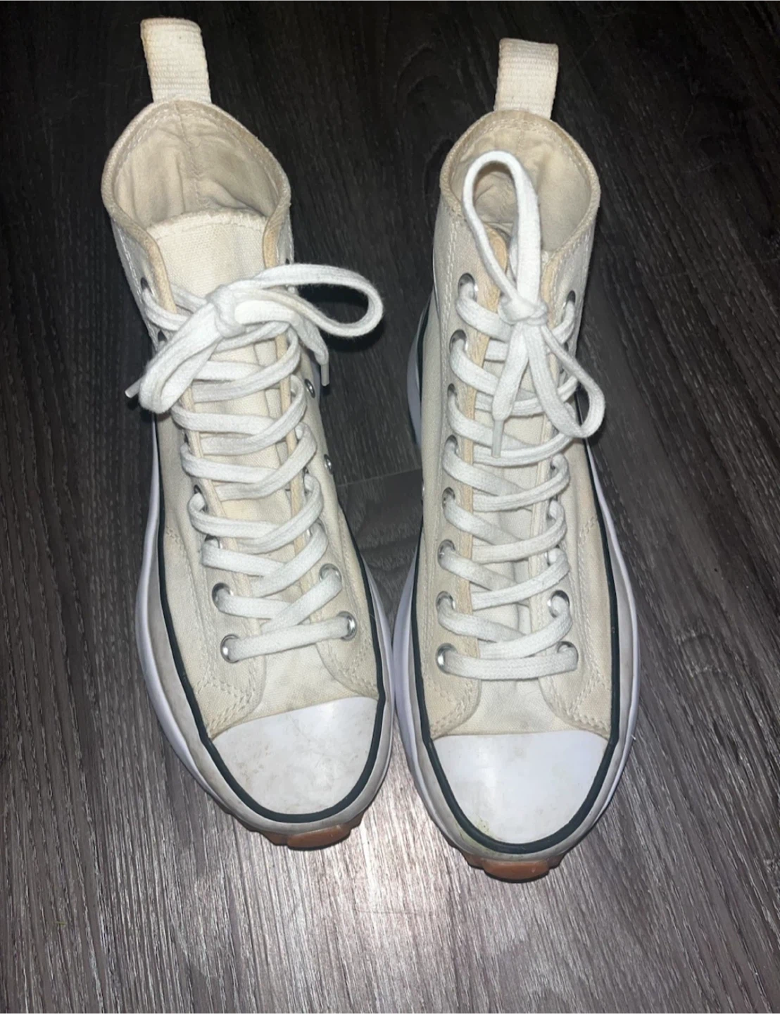 Converse Run Star Hike High Top Sneakers Cream - photo 3