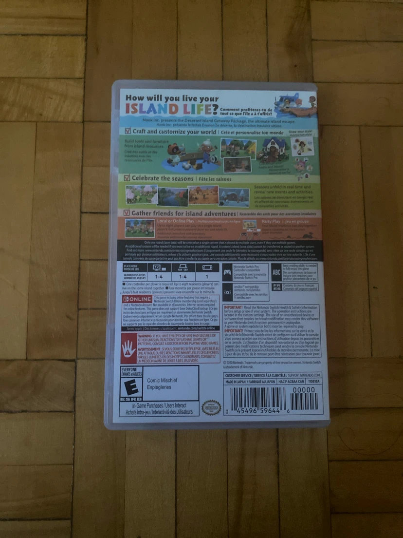 Nintendo Switch Animal Crossing: New Horizons Game - photo 2