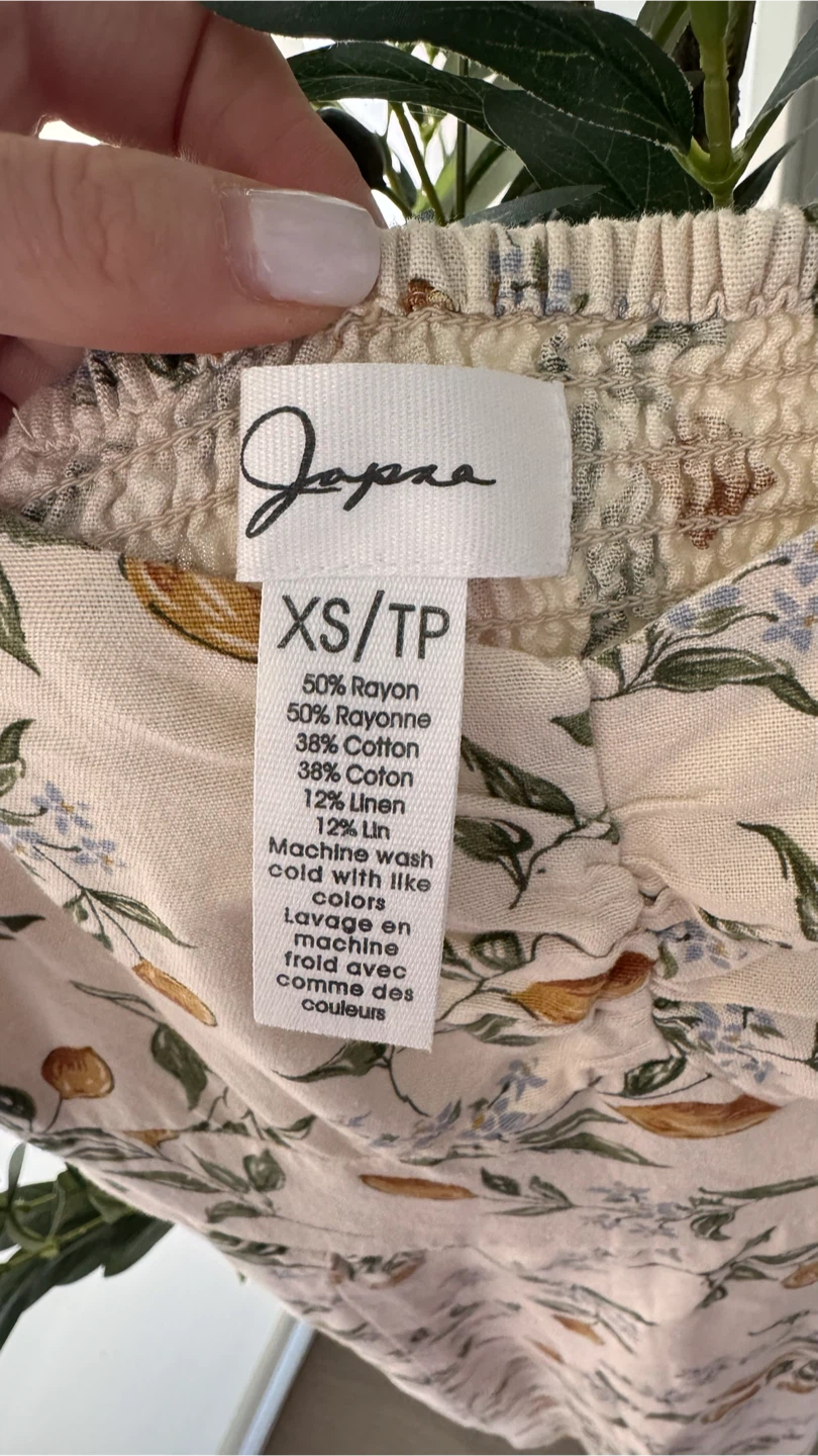Jopaa Smocked Floral Print Midi Dress XS/TP - photo 4