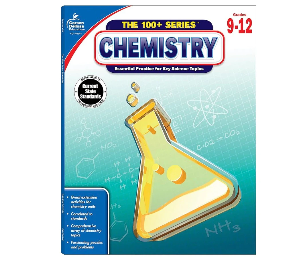 Carson Dellosa Chemistry The 100+ Series Workbook Grades 9-12