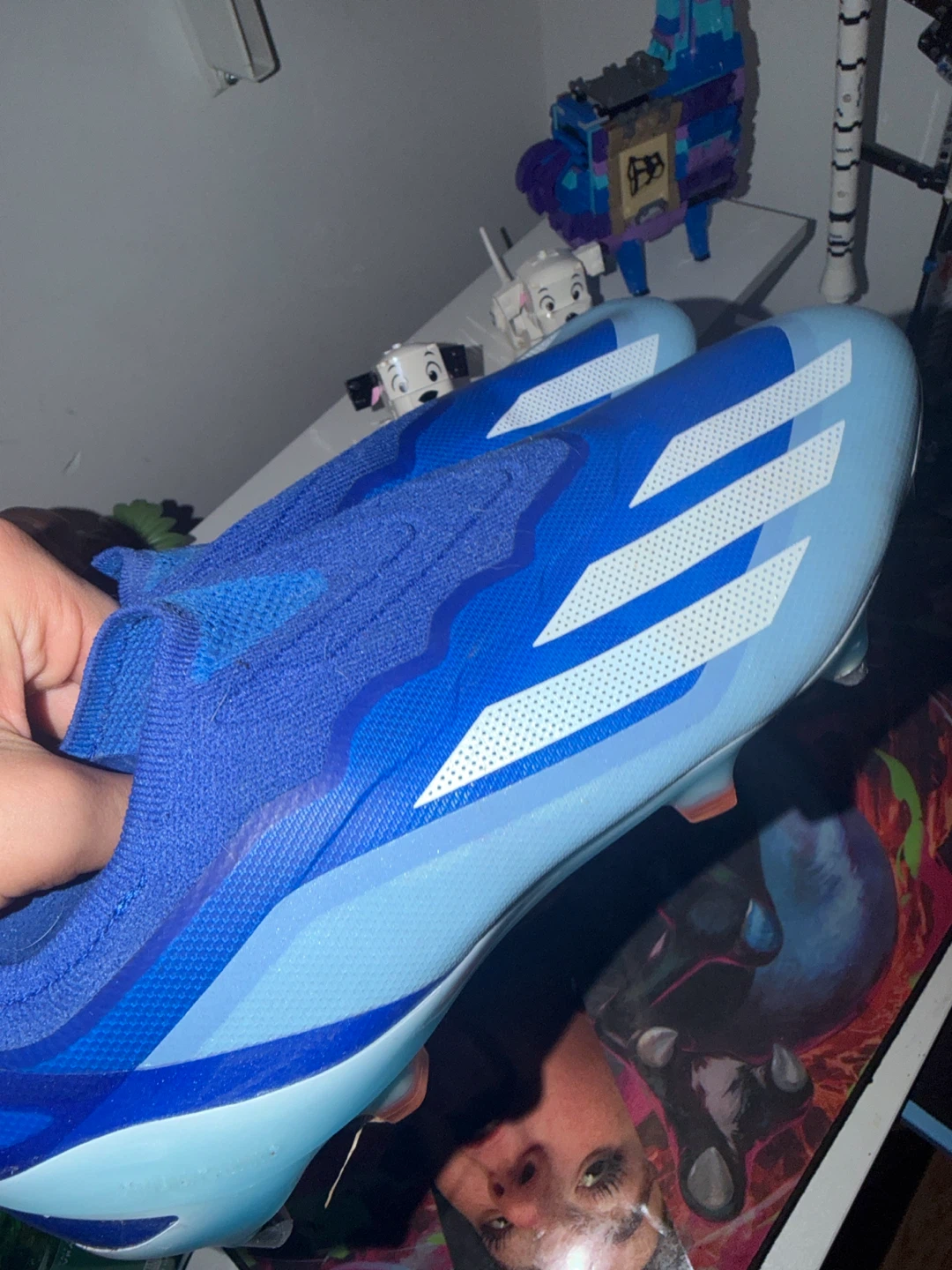 Adidas Blue Soccer Cleats elite