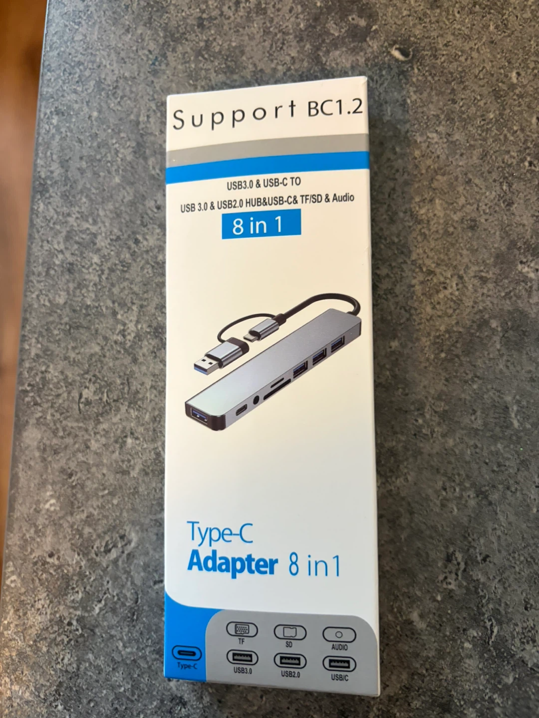 Type-C Adapter 8 in 1 Hub - photo 2