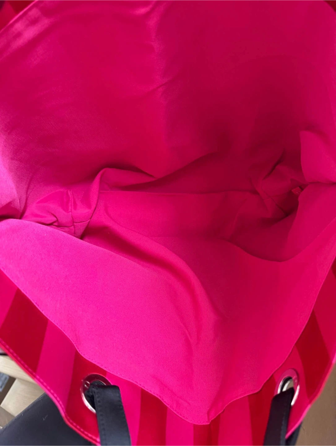 Victoria's Secret Pink Striped Tote Bag rhinstone - photo 2
