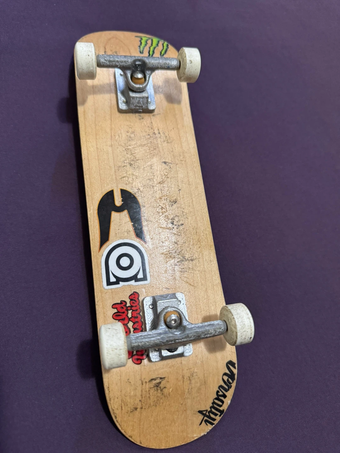 Pro Custom Tech Deck Redemption Real Wood Handboard Skateboard