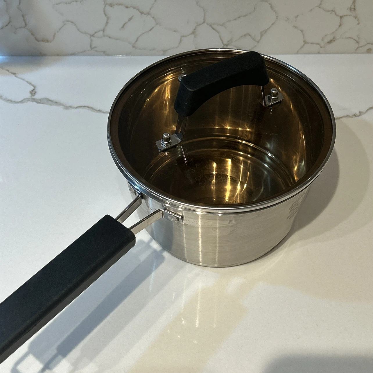 Stainless Steel ramen or soup pan with Glass Lid - photo 3