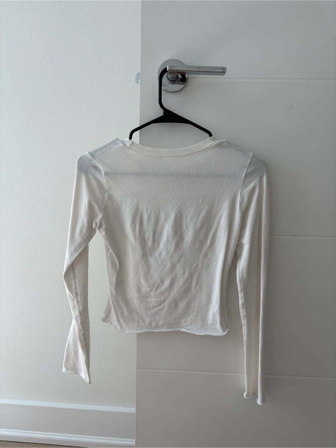 XS - LewkinWhite Long Sleeve "New York Lover You" T-Shirt - photo 2
