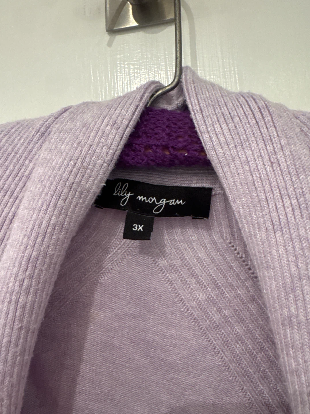Lily Morgan Lavender Cardigan - photo 2