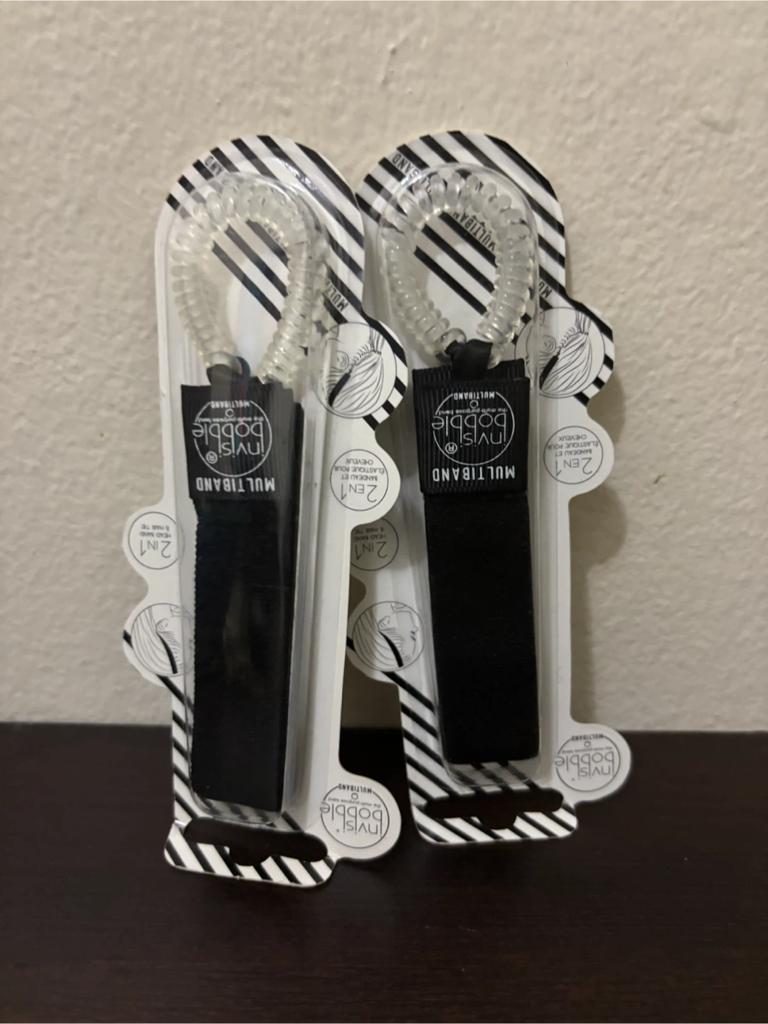 NEW-Invisibobble Multiband Hair Ties - 2 Pack